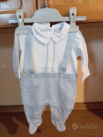 tutine cotone e cardigan 0 mesi bimbo
