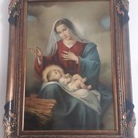 QUADRO MATERNITA' SACRA di E. BUSI