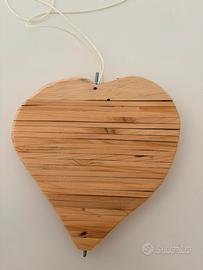 Cuore in legno