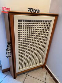 Copricalorifero in legno di rovere