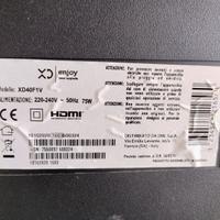TV XD 40" NON FUNZIONANTE
