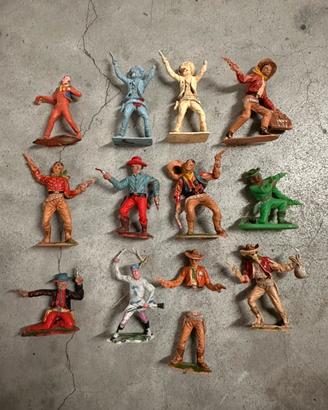 Lotto soldatini cowboy Dulcop anni 60/70