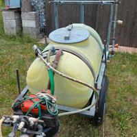 irroratore per solfato su carrello