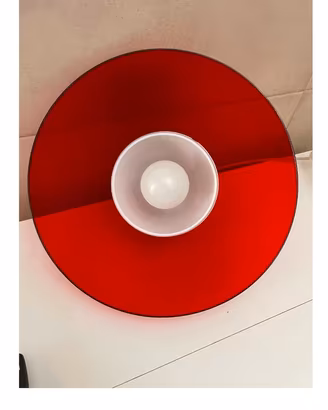 Lampadario Rosso