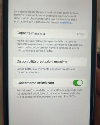 iPhone XR 128 GB Coral – Batteria 81%
