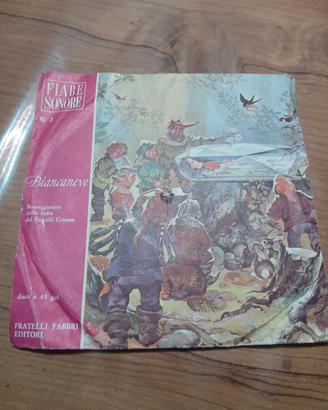 Vinile 45 Giri Biancaneve - Fiabe Sonore del 1966
