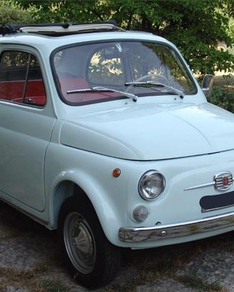 FIAT 500 serie F - 1968 targa oro