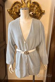 Cardigan donna azzurro primavera estate