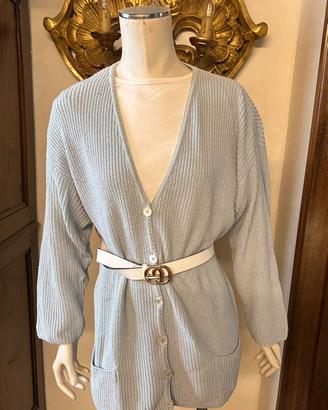 Cardigan donna azzurro primavera estate