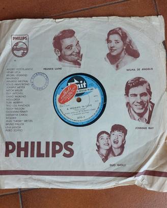 vinile 78 giri " A WOMAN IN LOVE" Fonit 1965