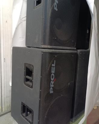  subwoofer Proel doppio 15 
