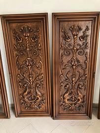 Portine / Ante in legno massello stile barocco