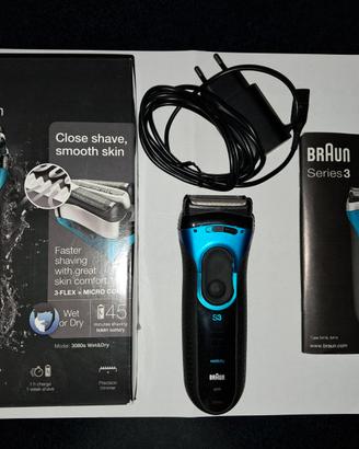Rasoio Braun 3080s con batteria da sostituire