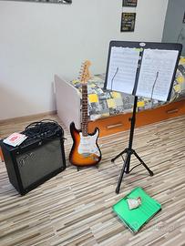 chitarra e amplificatore 