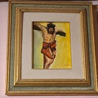 quadro con Gesù, pittore Jader