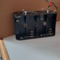 supporto per batterie mezzatorcia;x 8 posti