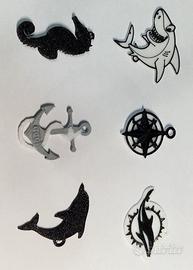 10 Portachiavi Stampati in 3D