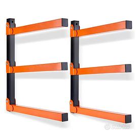 SCAFFALE COPPIA SBALZO SUPPORTO GARAGE PORTA