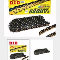 Catena D.I.D. 520HV3 O-Ring Nero-Oro 120l