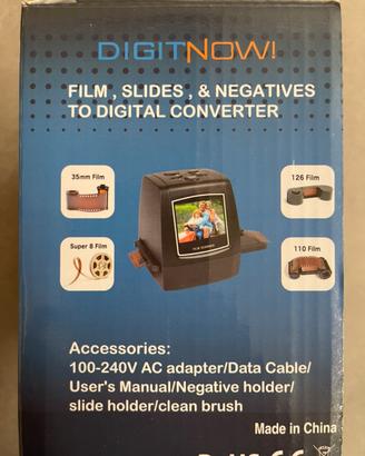 Scanner per negativi, digitalizzatore ecc