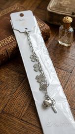 Bracciale donna acciaio inossidabile argento 