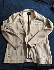 giacca uomo casual grigia 