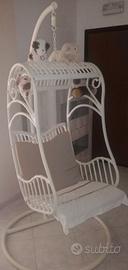 sedia a dondolo sospesa