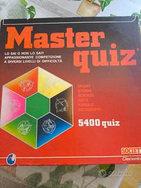 Master Quiz Gioco da tavolo anni 80 completo 