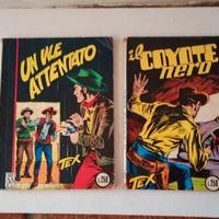 TEX N. 28 E 29 ORIGINALE LIRE 200 con zagor in 4