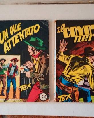 TEX N. 28 E 29 ORIGINALE LIRE 200 con zagor in 4