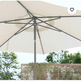 Ombrellone con piantana in pietra