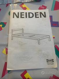 Letto Ikea Neiden 90x120 con materasso Ikea