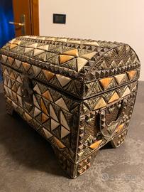 Bauletto legno/osso di cammello