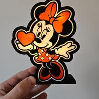 Lampada Minnie - Box luci 3D