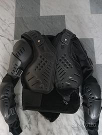 Giacca protettiva + Casco moto cross/enduro