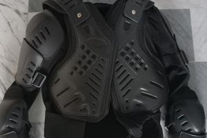 Giacca protettiva + Casco moto cross/enduro