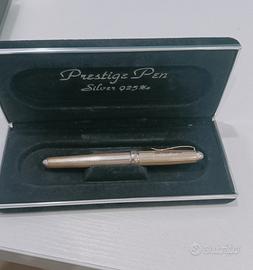 penna a sfera in argento 