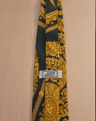 Cravatta Gianni Versace verde