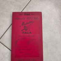 Guida Michelin Italia del 1966 con ACI, vintage 