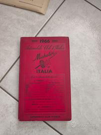 Guida Michelin Italia del 1966 con ACI, vintage 