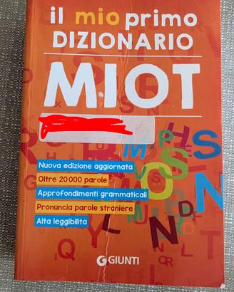 Dizionario italiano "Il mio primo dizionario" MIOT