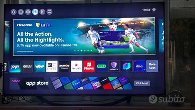 Hisense Smart TV Serie U7 ULED 4K 55” - Come Nuov!