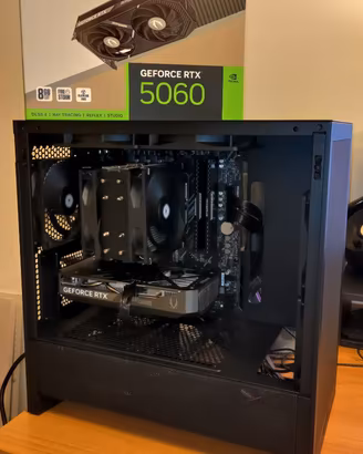 PC gaming Ryzen 7 5700X/RTX 5060