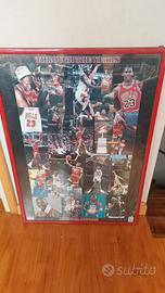poster quadro nba Michael Jordan originale anni 90