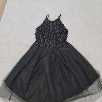 vestito nero da sera taglia L