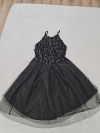 vestito nero da sera taglia L