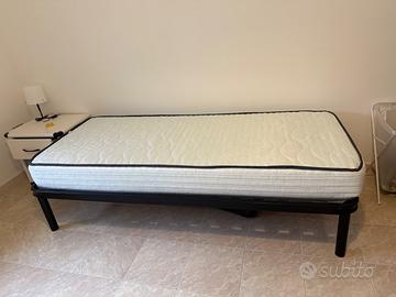 Materasso singolo made in Italy 80x190x18 con rete