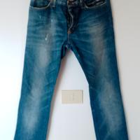jeans denim blu Roy Rogers Seven Bell tg XS