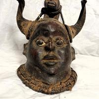 Copricapo Ekoi, Nigeria sudorientale, metà XX sec