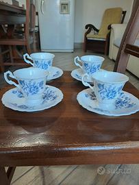 set di tazze e piattini da te' vintage